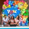 Summer Pool Beach Party Decorations, Balloons Arch Kit with Backdrop & Photo Props